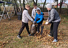 Трудовая акция с участием мотольских школьников